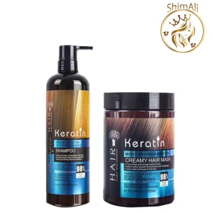 شامپو و ماسک مو کراتین مدل Hair