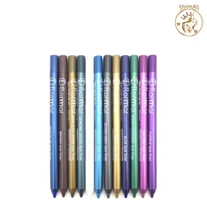 خرید پک مداد چشم رنگی 12 عددی کد۱ (شمعی)