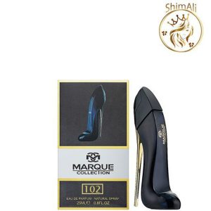 قیمت ادکلن زنانه گود گرل 102حجم 25 میل