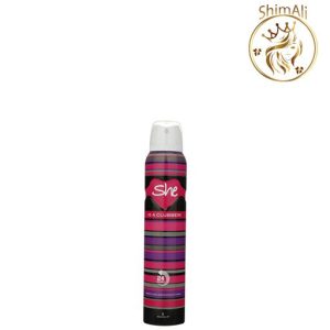 اسپری خوشبو کننده بدن زنانه شی مدل Clubber حجم 200 میلی لیتر