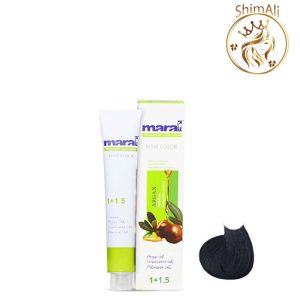 رنگ مو مارال سری دودی شماره 1.1 مشکی پر کلاغی