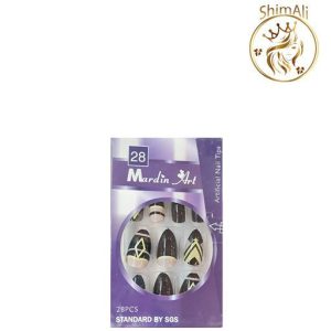 قیمت ناخن مصنوعی 28 عددی ماردین آرت کد16