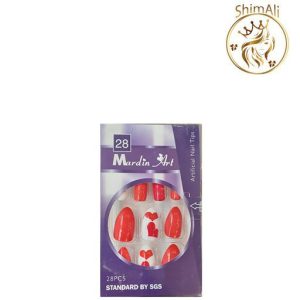 قیمت ناخن مصنوعی 28 عددی ماردین آرت کد21