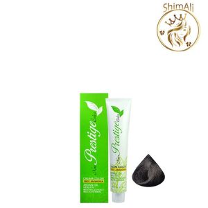 رنگ موی پرستیژ بدون آمونیاک سری طبیعی قهوه ای خیلی تیره شماره 2