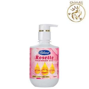 ژل شستشوی صورت بیلیارد Biliard مناسب پوست خشک و حساس حاوی عصاره گل رز