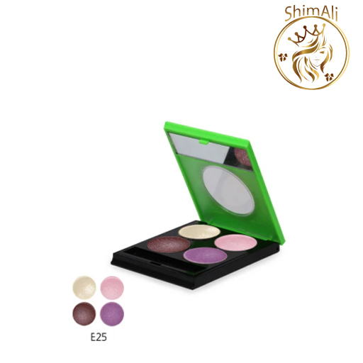 خرید پالت سایه چشم 4 رنگ کالیستا مدل Quattro شماره E25 قیمت پالت سایه چشم 4 رنگ کالیستا مدل Quattro شماره E25