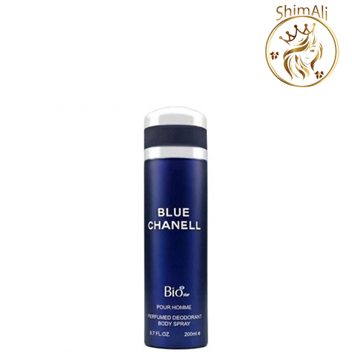 اسپری خوشبو کننده بدن مردانه بیو استار مدل BLUE CHANELL اسپری خوشبو کننده بدن مردانه بیو استار مدل BLUE CHANELL