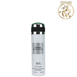 اسپری خوشبو کننده بدن مردانه بیو استار مدل TAM FORD GREY VETEVER