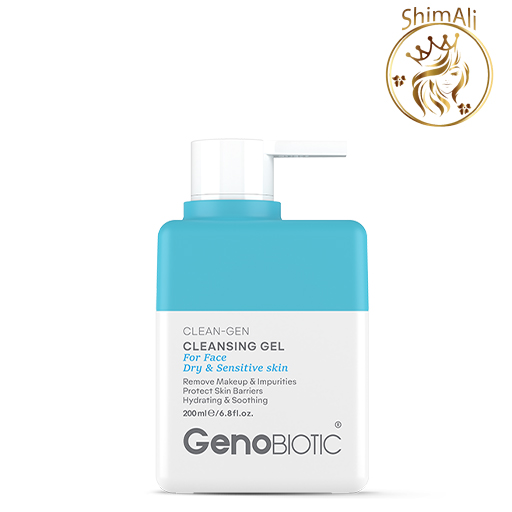geno-gel-dry-sensetive ژل شستشوی صورت ژنوبایوتیک (مناسب پوستهای خشک و حساس) - Image 1