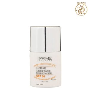 قیمت ضدآفتاب رنگی بژ روشن فیوژن واتر حاوی ویتامین SPF50 C پرایم