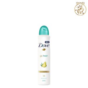 اسپری ضدتعریق گلابی و آلوئه ورا داو مدل GO FRESH حجم 250 میل