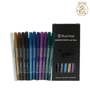 پک مداد چشم ۱۲ عددی جعبه دار (شمعی)