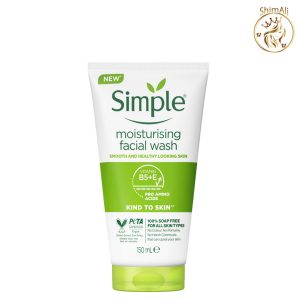 ژل شستشو صورت Moisturising Facial Wash سیمپل