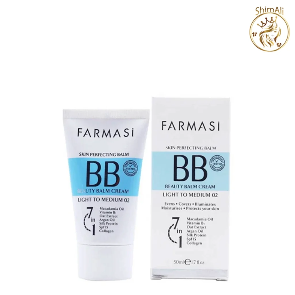 بی بی کرم ۷ در ۱ شماره ۰۲ رنگ LIGHT TO MEDIUM حجم ۵۰ میل